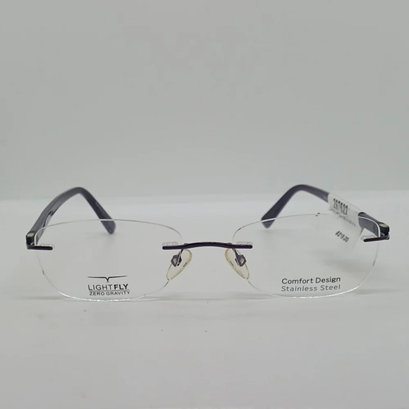 NWT MEN'S LIGHTFLY EYEGLASS FRAMES LFBF16 VIOLET